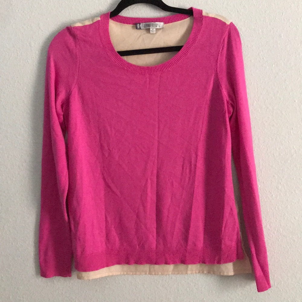 SOLD Pink Jennifer Lopez Sweater Shirt